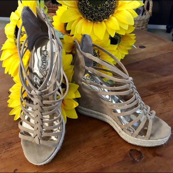 Carlos Santana Shoes - Strappy Wedges